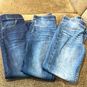 3 pairs of girls SO jeggings size 14